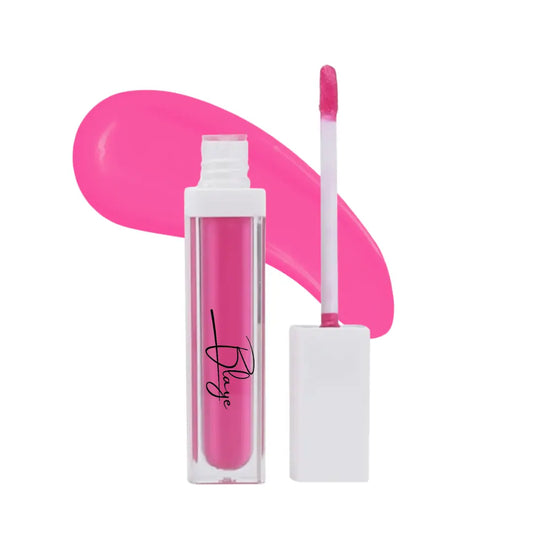 PRETTYNPINK- PINK CREAMY LIQUID MATTE LIPSTICK LONG LASTING Blayebeauty